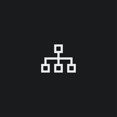 Options logo icon flat vector design