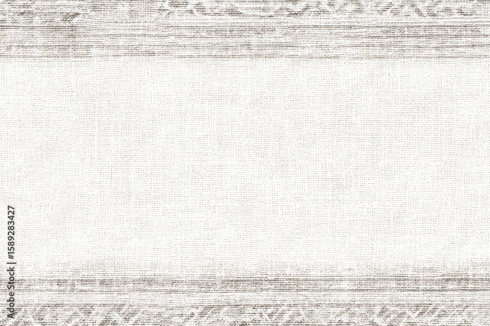 Aufkleber monochrome tribal motif background with linen texture neutral color horizontal pattern rustic textil