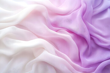 Obraz premium Soft Pink and White Ombre Silk Fabric Texture