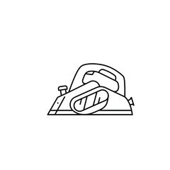 Belt Sander Icon. Electric Sanding Tool Vector Illustration


