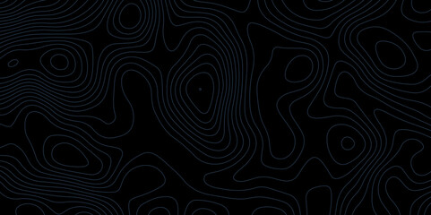A dark,abstract topographic map or contour line pattern, with thin, faint blue lines forming a complex,undulating design against a solid black background,creating a mysterious and technical aesthetic,