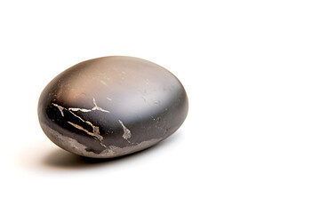 Black obsidian stone close up shot for mineralogy enthusiasts and crystal healing practices