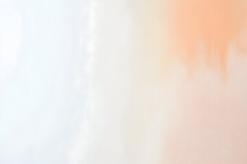 Abstract Peach and White Paint Texture Background