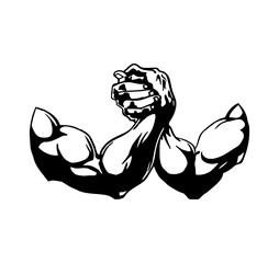 Arm Wrestling Svg Png , Arm Fighting 