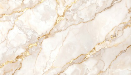 Warm Cream Marble Texture With Subtle Golden Veins Forming Elegant Surface Design