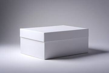 Minimal White Product Box Mockup