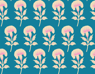 seamless pattern with flowers