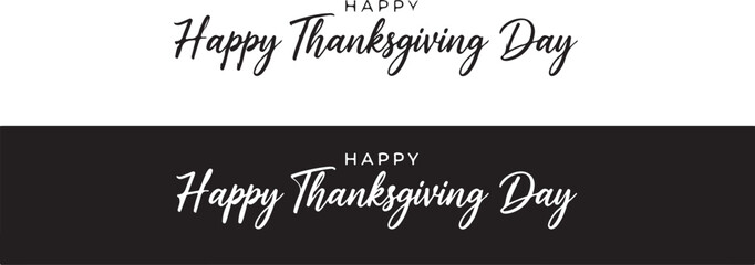 Vector art of happy thanksgiving day greeting