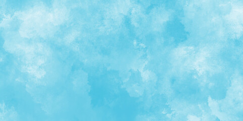 Abstract sky blue watercolor vector art background. Decorative sky blue textured. Aquarelle paint paper textured stain canvas element for text design.	
