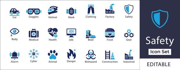Safety icon set [Converted] [Converted]