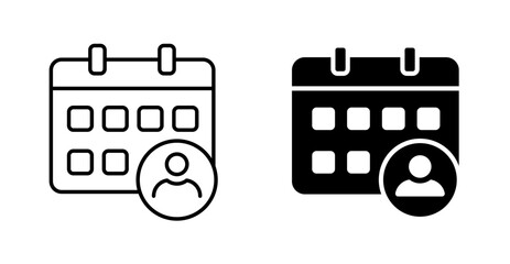 Calendar and event reminder. Event planning symbol