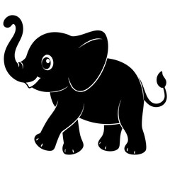 Obraz premium elephant cartoon illustration
