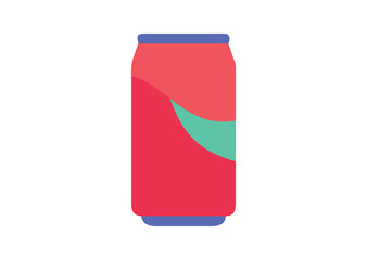Soda can Vector, Soda can Icon Illustration