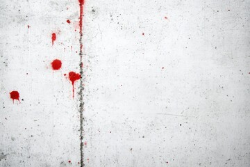 Red Splatter on Concrete: A close-up view captures the stark contrast of crimson droplets against a rugged concrete backdrop, conveying a story of raw emotion and urban textures.