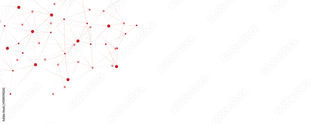 Aufkleber abstract white red digital technology futuristic communication high tech concept background. technol