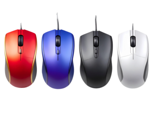  Different Computer Mouse Types – Wireless, Gaming, Ergonomic PNG Collection