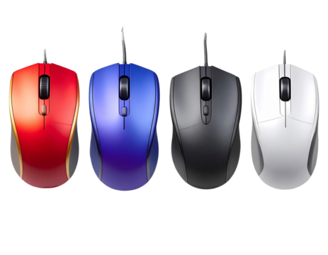  Different Computer Mouse Types – Wireless, Gaming, Ergonomic PNG Collection
