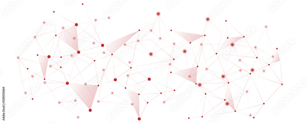 Aufkleber abstract white red digital technology futuristic communication high tech concept background. technol