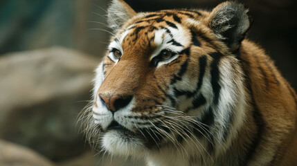 Fototapeta premium capture stunning portraits of top animals against minimalist backdrop with soft bokeh
