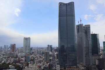 22 February 2025, Tokyo Japan, view of Tokyo and the Eureka Tower