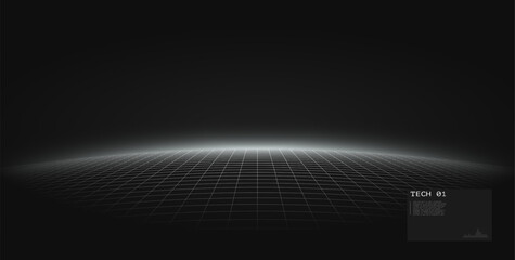 High-tech innovation and data systems. Cyber space. Futuristic for product presentation.