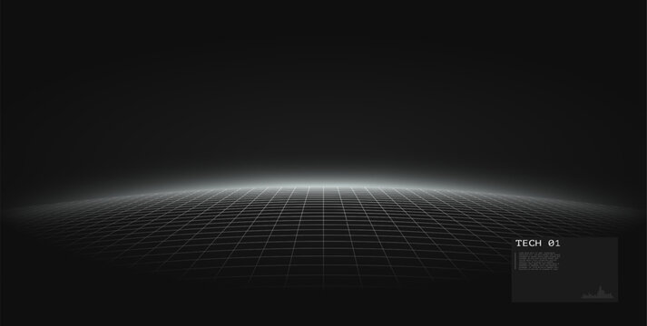 High-tech innovation and data systems. Cyber space. Futuristic for product presentation.