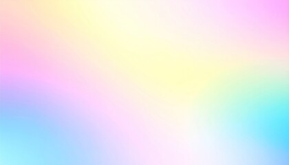 Obraz premium Soft Pastel Rainbow Gradient Background with Smooth Blur and Light Colors