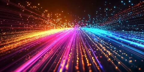 Obraz premium The Advancement of Ultra-Fast Broadband Technology