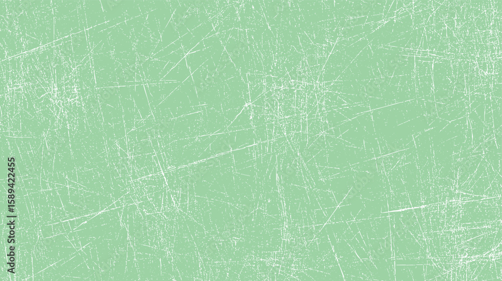 Poster grunge scratch texture on soft green background. high contrast distressed pattern for print material