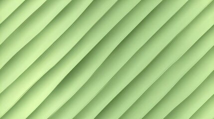 Obraz premium Abstract light green background with diagonal striped pattern creating 3D effect ideal for modern designs and digital artwork projects subtly.