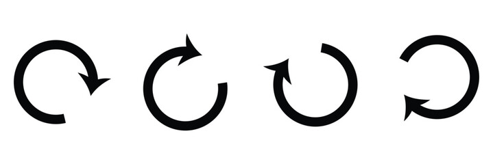 Obraz premium Refresh icon vector illustration. Reload sign and symbol.&nbsp;Update&nbsp;icon&nbsp;.&nbsp;EPS&nbsp;10&nbsp;. 