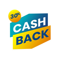 Cash Back Offer: A vibrant graphic with the words CASH BACK prominently displayed, along with a percentage symbol indicating a promotional cashback offer.