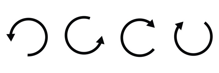 Refresh icon vector illustration. Reload sign and symbol. Update icon . EPS 10 . 