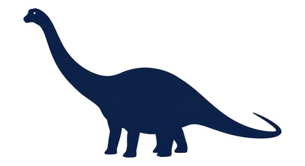 Isolated Brontosaurus