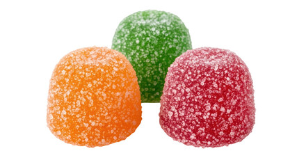 Isolated Colorful Jelly Drops