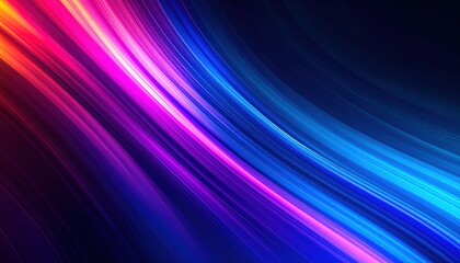Dynamic Abstract Background with Smooth Liquid Gradient Motion and Glowing Light Effects in a Spectrum of Vibrant Colors