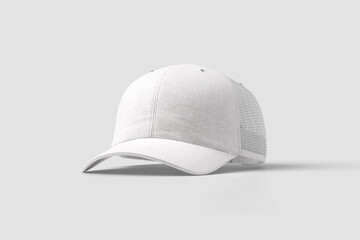 Blank trucker hat mockup