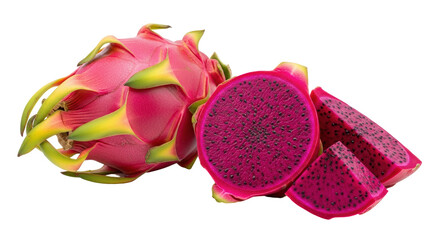 Isolated Dragon Fruit
