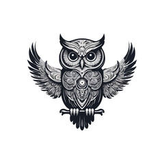 Obraz premium “Ethereal Owl Sigil”