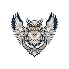 Obraz premium “Ethereal Owl Sigil”