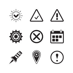 Businesses icon set