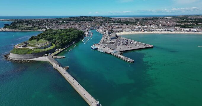 Weymouth Harbour or Port in the the Summer