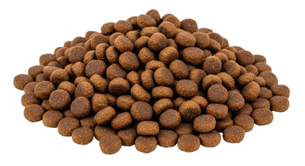 Isolated Dog Food Pellets