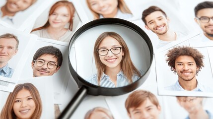 Spotlighting Emerging Talent Within Employee Portraits in a Modern Office Environment