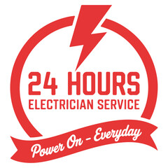 Lightning Bolt Clock Dial Electrician Emblem









 
