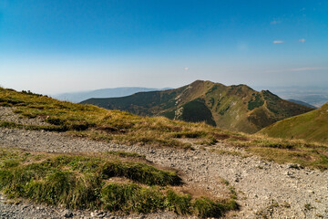 Hiking in the Mala Fatra Mountains, Slovakia.