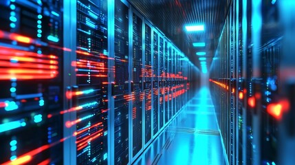 Abstract representation of a data center environment.