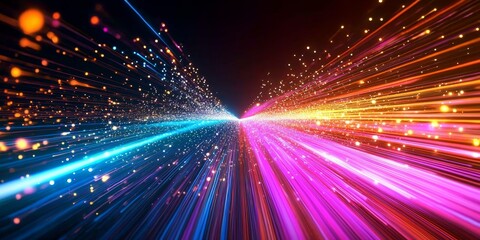 High-Speed Optical Fiber Data Transfer in a Digital Landscape