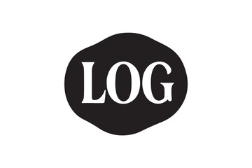 Organic Shape Logo silhouette on white background.01