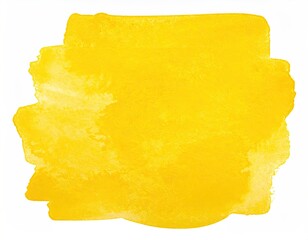 Bright yellow watercolor stain